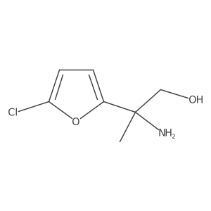 2-Amino-2-(5-chlorofuran-2-yl)propan-1-ol Structure