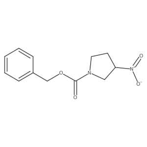 Benzyl 3-nitropyrrolidine-1-carboxylate结构式