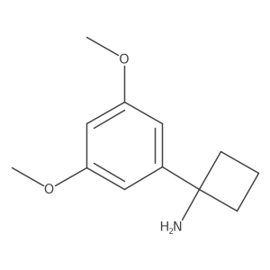 1-(3,5-Dimethoxyphenyl)cyclobutanamine Structure