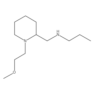 2-Piperidinemethanamine, 1-(2-methoxyethyl)-N-propyl-结构式
