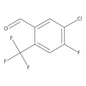 5-Chloro-4-fluoro-2-(trifluoromethyl)benzaldehyde Structure