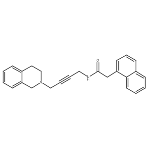 N-(4-(3,4-dihydroisoquinolin-2(1H)-yl)but-2-yn-1-yl)-2-(naphthalen-1-yl)acetamide结构式