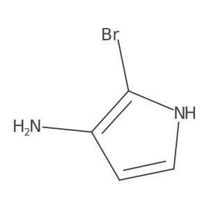 2-bromo-1H-pyrrol-3-amine Structure