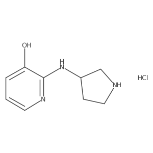 (R)-2-(pyrrolidin-3-ylamino)pyridin-3-ol hydrochloride Structure