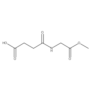 4-[(2-Methoxy-2-oxoethyl)amino]-4-oxobutanoic acid Structure