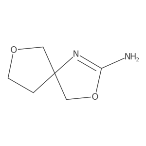 3,7-Dioxa-1-azaspiro[4.4]non-1-en-2-amine Structure