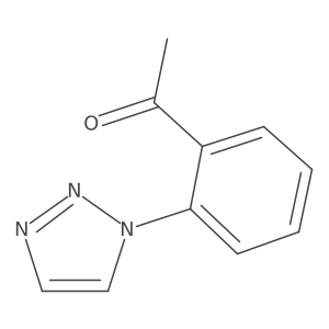 1-[2-(1H-1,2,3-triazol-1-yl)phenyl]ethan-1-one Structure
