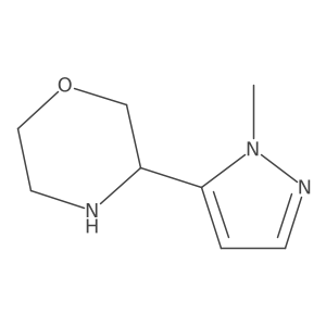 3-(1-methyl-1H-pyrazol-5-yl)morpholine Structure