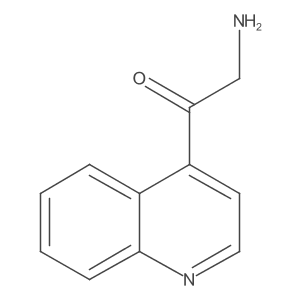 2-Amino-1-(quinolin-4-yl)ethan-1-one Structure
