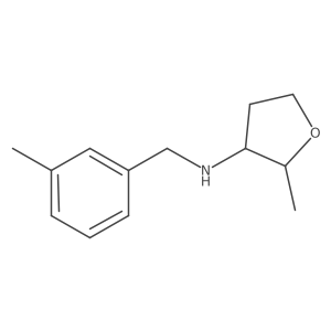 2-Methyl-N-[(3-methylphenyl)methyl]oxolan-3-amine结构式