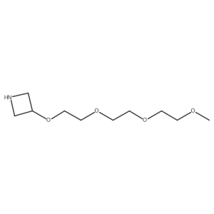 3-{2-[2-(2-Methoxyethoxy)ethoxy]ethoxy}azetidine Structure