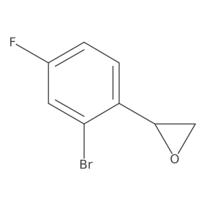 2-(2-Bromo-4-fluorophenyl)oxirane Structure