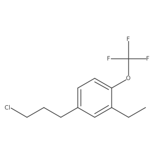 1-(3-Chloropropyl)-3-ethyl-4-(trifluoromethoxy)benzene Structure