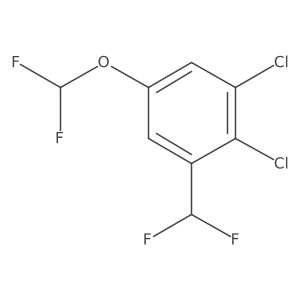 2,3-Dichloro-5-(difluoromethoxy)benzodifluoride结构式