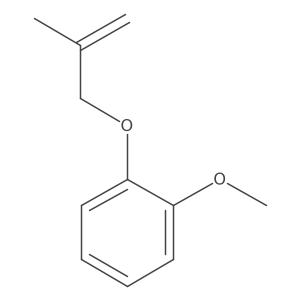 1-Methoxy-2-[(2-methyl-2-propenyl)oxy]benzene Structure