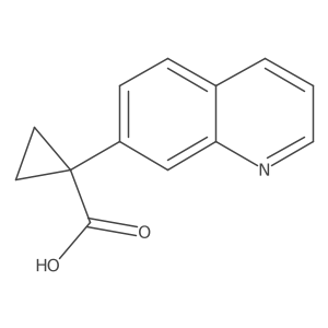 1-(Quinolin-7-yl)cyclopropane-1-carboxylic acid Structure