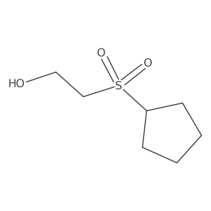 2-(Cyclopentanesulfonyl)ethan-1-ol Structure