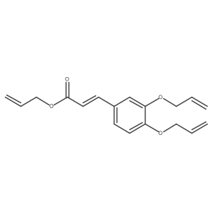 prop-2-enyl (E)-3-[3,4-bis(prop-2-enoxy)phenyl]prop-2-enoate Structure