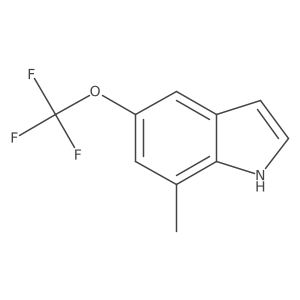 7-methyl-5-(trifluoromethoxy)-1H-indole结构式