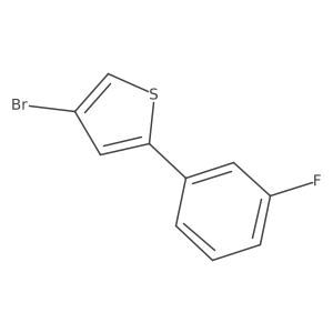 4-Bromo-2-(3-fluorophenyl)thiophene Structure