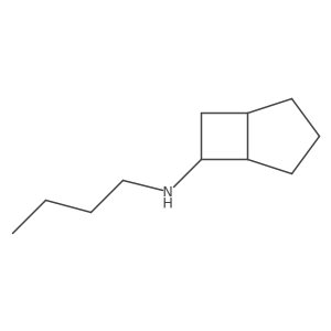 rac-(1R,5R)-N-butylbicyclo[3.2.0]heptan-6-amine结构式
