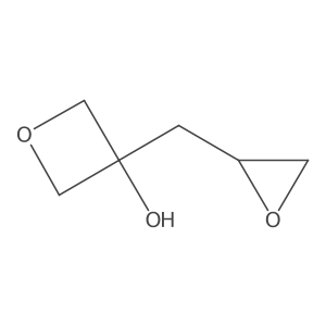 3-(Oxiran-2-ylmethyl)oxetan-3-ol结构式
