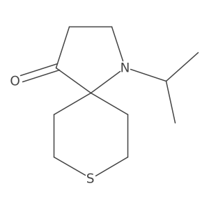 1-(Propan-2-yl)-8-thia-1-azaspiro[4.5]decan-4-one Structure