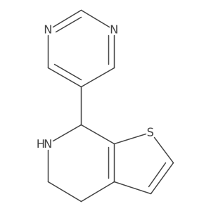 5-{4H,5H,6H,7H-thieno[2,3-c]pyridin-7-yl}pyrimidine Structure