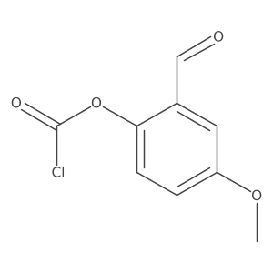 2-Formyl-4-methoxyphenyl chloroformate结构式