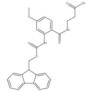 3-{[2-({[(9H-fluoren-9-yl)methoxy]carbonyl}amino)-4-methoxyphenyl]formamido}propanoic acid Structure