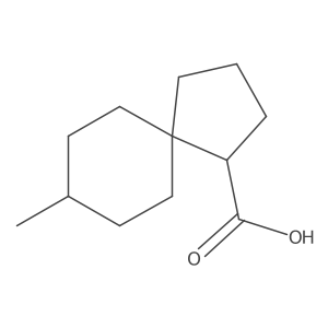 8-Methylspiro[4.5]decane-1-carboxylic acid Structure