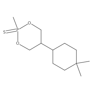 5-(4,4-Dimethylcyclohexyl)-2-methyl-1,3,2lambda5-dioxaphosphinane-2-thione结构式