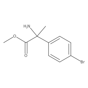 Methyl (S)-2-amino-2-(4-bromophenyl)propanoate Structure