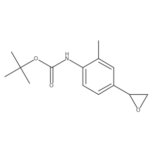 tert-butyl N-{2-methyl-4-[(2S)-oxiran-2-yl]phenyl}carbamate结构式