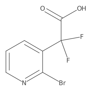 2-(2-Bromopyridin-3-yl)-2,2-difluoroacetic acid Structure