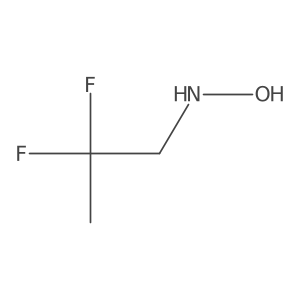 N-(2,2-difluoropropyl)hydroxylamine结构式