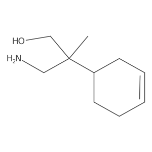 3-Amino-2-(cyclohex-3-en-1-yl)-2-methylpropan-1-ol Structure