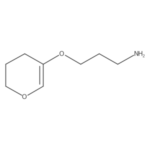 3-(3,4-dihydro-2H-pyran-5-yloxy)propan-1-amine结构式
