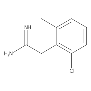 2-(2-Chloro-6-methylphenyl)ethanimidamide Structure