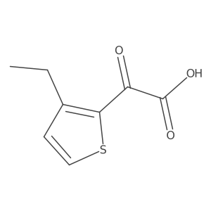 2-(3-Ethylthiophen-2-yl)-2-oxoacetic acid结构式