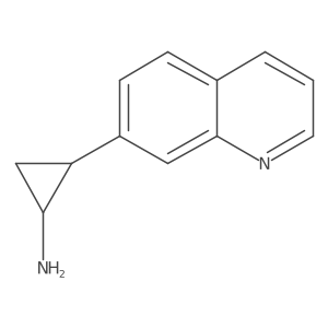 2-(Quinolin-7-yl)cyclopropan-1-amine Structure