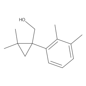 [1-(2,3-Dimethylphenyl)-2,2-dimethylcyclopropyl]methanol Structure