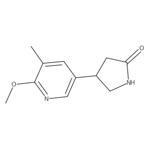 4-(6-Methoxy-5-methylpyridin-3-yl)pyrrolidin-2-one Structure