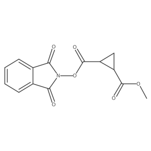 1-(1,3-Dioxoisoindolin-2-YL) 2-methyl cyclopropane-1,2-dicarboxylate Structure