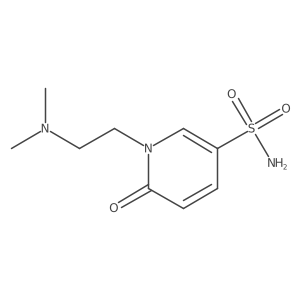 1-[2-(Dimethylamino)ethyl]-1,6-dihydro-6-oxo-3-pyridinesulfonamide Structure