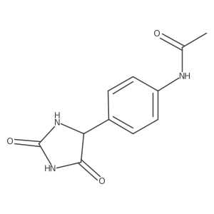 N-[4-(2,5-dioxoimidazolidin-4-yl)phenyl]acetamide结构式