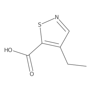 4-Ethyl-1,2-thiazole-5-carboxylic acid结构式