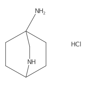 2-Azabicyclo[2.2.2]octan-4-amine hydrochloride Structure