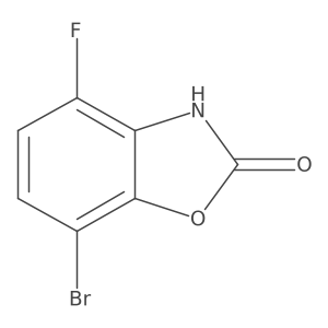 7-Bromo-4-fluorobenzo[d]oxazol-2(3H)-one结构式