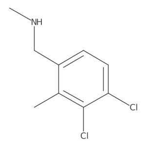 [(3,4-Dichloro-2-methylphenyl)methyl](methyl)amine Structure